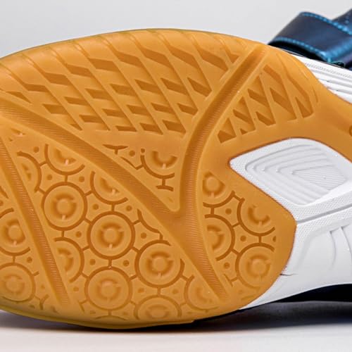 RJPzidK Zapatos de Esgrima Profesional Zapatillas de Deporte de Entrenamiento Calzado Deportivo para Hombres y Mujeres Calzado Deportivo Profesional de Entrenamiento de Competición(White,42#)