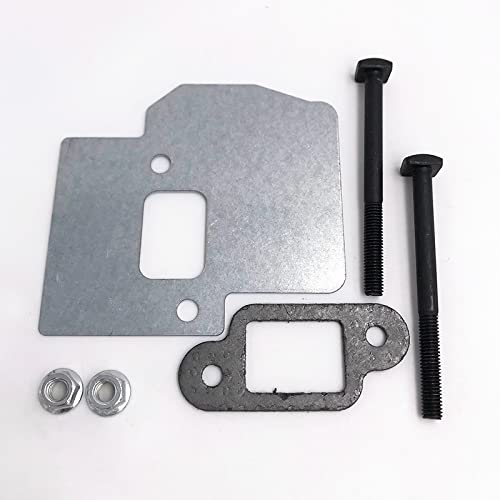 Boulon et joint de bouclier d'échappement pour réparer la fuite et surchauffe de tronçonneuse MS250