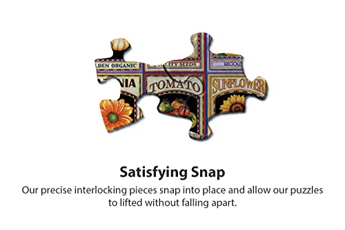 Springbok Puzzles - Garden Goodness - 1000 Piece Jigsaw Puzzle - Large 30 Inches by 24 Inches Puzzle - Made in USA - Unique Cut Interlocking Pieces - Image 7