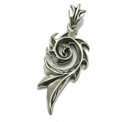 Pendentif Spirale / Tourbillon En Argent Massif 925 - Occasion - Bon État