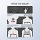 Magene H603 Pulsmesser Brustgurt HRM Fitness Tracker IP67 wasserdichte Unterstützung Bluetooth 4.2 und ANT+, Kompatibel Wahoo, Zwift, Strava, Elite HRV Rot