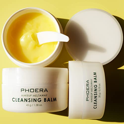 ABRUS - PHOERA Makeup Remover Balm, Face Cleanser for Nourishing Hydrating Fresh Skin, Perfect Glow Recipe Cleansing Balm for Soft Glowing Skin – Cruelty Free (45gm)