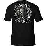 7.62 Design 'Molon Labe' Come & Take Them Spartan Men's T Shirt,Black,Large