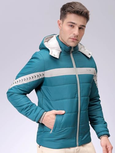 Image of The Indian Garage Co Men Slim Fit Mix & Match Puffer Jackets