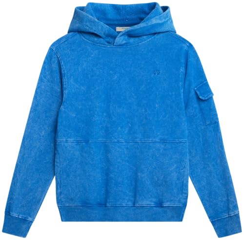 AEROPOSTALE Boys' Pullover Hoodie - Comfortable Fit Fleece Hoodie with Patch Pocket on Sleeve - Hoodies for Boys (Sizes:8-16)