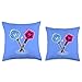 Kpop Demon Hunters Light Sticks Officially Licensed Throw Pillow
