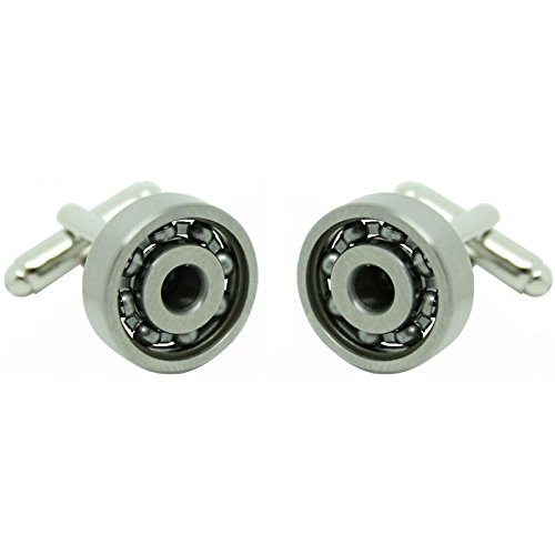 Gemelos Rodamiento Coche Cufflinks para trajes de novio y eventos 2