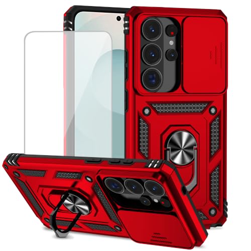 Coque pour Galaxy S26 Ultra coque de protection robuste au design premium avec verre 9H