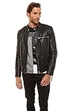 ARTURO Drapper Veste blouson pour homme, Noir, L