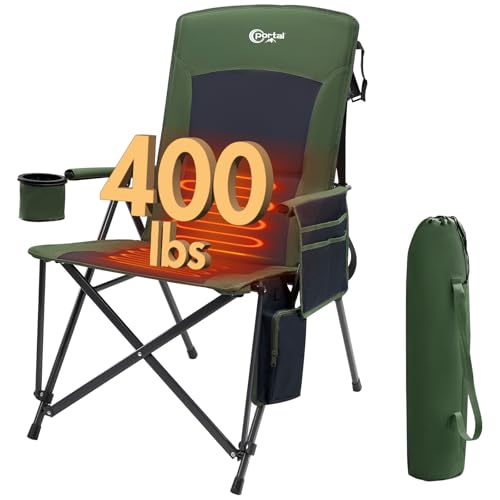 Portal Heated Camping Chairs for Adults Outdoor Sports...