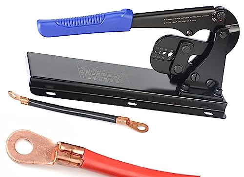 Pinza crimpatrice professionale per cavi metallici da banco per sartiame sicuro e connessioni durevoli