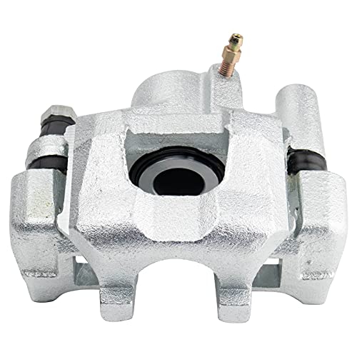 Image of TRQ Rear Brake Caliper Set Zinc Coated Brackets Hardware Compatible with 2002-2003 Lexus ES300 2004-2006 ES330 2002-2006 Toyota Camry