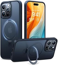 TORRAS Magnetic Ostand for iPhone 15 Pro Max Case, [Military Grade Drop Tested][Compatible with MagSafe][Build
