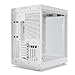 Hyte Y70 Touch Infinite Dual Chamber ATX Mid Tower Modern Aesthetic Case with Integrated 2.5K LCD Touchscreen - Snow White