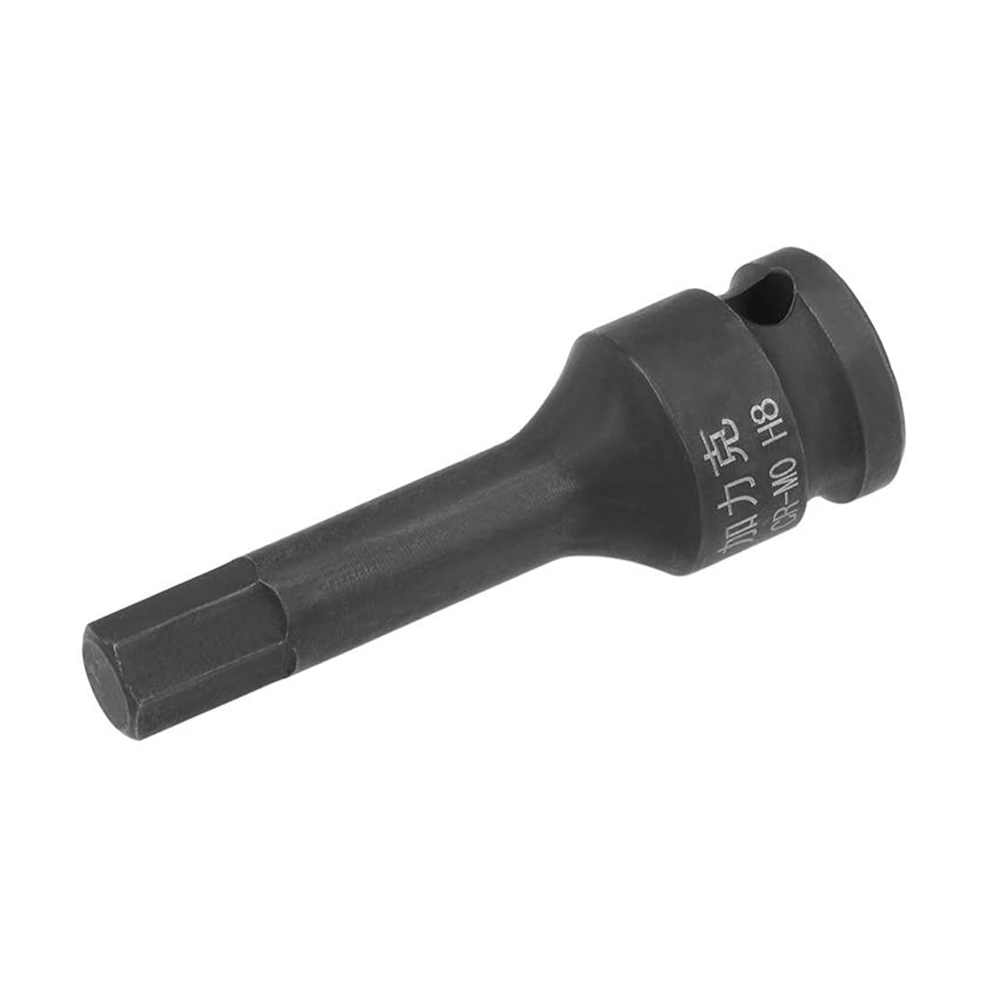 ROWORKX 3/8" Drive x H8 (8mm) Impact Hex Bit Socket, Allen Key Socket, Premium CR-MO Steel Bits, Hex Bit with 60mm Length for Torque Wrench, Ratchet Wrench, Impact Power Drill or Hand Ratchets