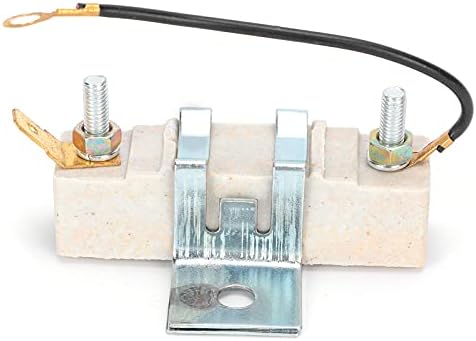 Ceramic Ballast Resistor, Metal and Ceramic Ignition Coil Resistor Ballast Resistor Wear Device Car Accessopry Replacement for 1.5 Ohm Classic Car