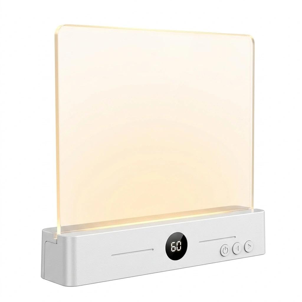 Luminpage Lampada LED Lettura USB Ricaricabile Trasparente Portatile (Nero)