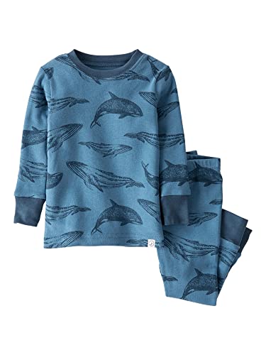 Little Planet by Carter's Baby Boys' Organic Cotton 2-Piece PJs, Whales, 12 Months