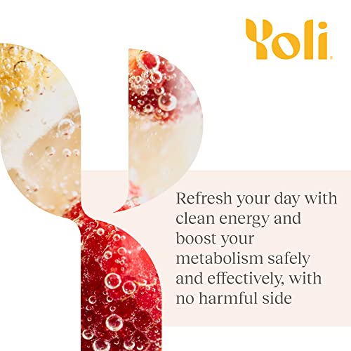 Image of Yoli Passion Energy Powder Mix, Raspberry Lemon, Sugar-Free, 90 Servings | Bulk 90-serving raspberry lemon energy drink mix with green tea and guarana for endurance, stamina, and daily performance.