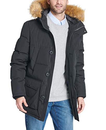 Image of Tommy Hilfiger Mens Quilted Snorkel Parka Coat