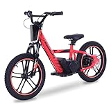 OLALA Electric Dirt Bike for Kids Aged 5-10, 500W Professional Version, Racing Grade Electric Motorcycle, Up to 15.5MPH & 3 Speed Settings, 24V Detachable Battery, 16IN Off-Road Tires