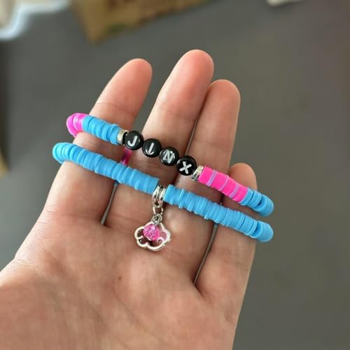 Jinx Bracelets Inspired Elastic Bracelets Merch Jewelry Fans Gifts4