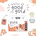 Pura Newborn Baby Diapers - Size N (Up to 10 lbs), 28 Count, Cloud Soft Disposable Diapers for Sensitive Skin, Totally Chlorine Free, Blowout Blocker & Wetness Indicator