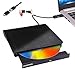 External DVD Drive USB 3.0 Type-C USB Portable Player for Laptop CD DVD +/-RW Disk Drive CD ROM Burner Writer CD/DVD Burner Reader Compatible with Desktop Windows Linux OS Apple MacBook