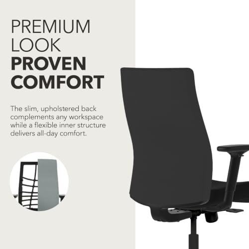 Image of HON Ignition 2.0 Ergonomic Office Chair, Lumbar Support, Desk Chair, Black