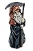FICITI Garden gnome Reaper Statue - Evil Gnome Scary Gnome for Lawn Ornaments, Indoor or Outdoor Decorations, Halloween Decoration - 8.5 Inch Tall