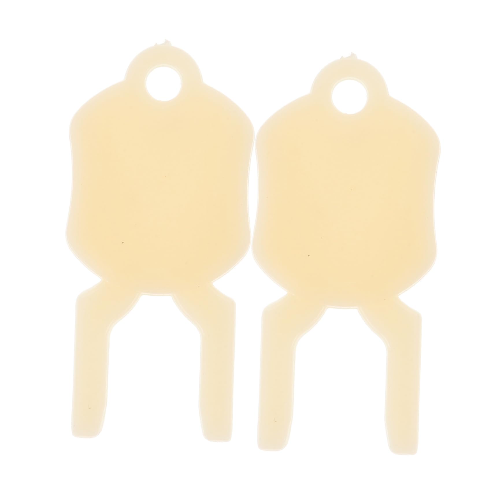 PRETYZOOM Set of 2 Soap Dispenser Keys Plastic Replacement for Key Locks on Commercial Dispensers