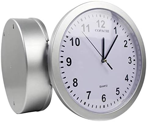 Wall Clock with Hidden Safe Storage Space, COPACHI 10 Inch Round Quartz Clock Large Black Figures Live with Battery Operated Ideal for Home,Kitchen