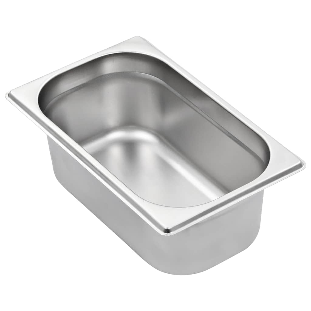 Accesorios para electrodomésticos de cocina Gastronorm contenedores 8 piezas GN 1/4 100 mm acero inoxidable hogar y jardín