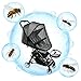 Yymobt 2 Pcs Baby Mosquito Net for Stroller, Baby Bug Net for Stroller Breathable and Portable Insect Netting for Travel Mini Crib Bassinet Cradle