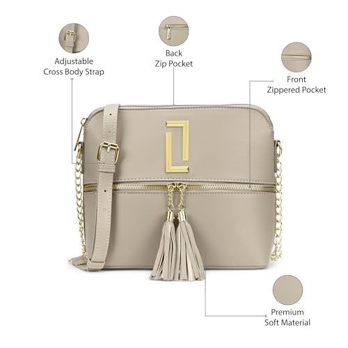 Image of Lavie Luxe Women's Tiara Crossbody Sling Bag | Ladies Purse Handbag | Gift for Women