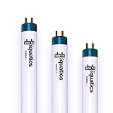 iQuatics Aquarium Tropical Fish Tank Fluorescent Light Bulb T5 (3 Pack), Purple, 39w 850mm 34" - Image 1