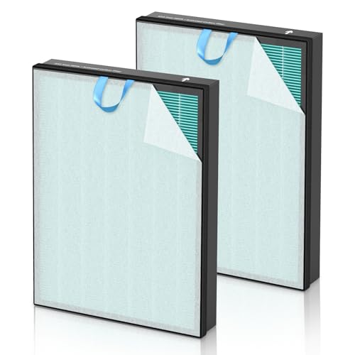 Vital 200S Smoke Remover Replacement Filter for LEVOIT Vital 200S and Vital 200S-P Air Purifier, HEPA and High-Efficiency Activated Carbon Filter, Vital 200S-RF-SR
