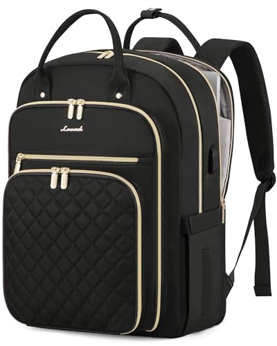 LOVEVOOK 17" Water-Resistant Laptop Backpack for Women