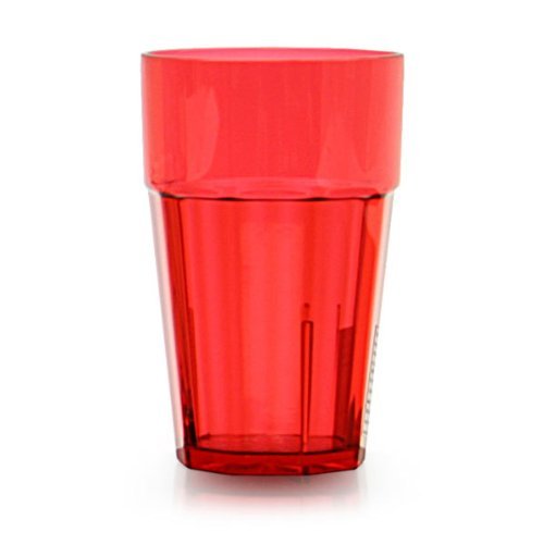 NEW, 16 Oz. (Ounce) Diamond Tumbler, Restaurant Tumblers, Beverage Cups, Stackable, Anti-Jam Locking Tabs, Starburst Base, I