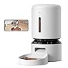 Petlibro automatic cat feeder with camera 1080p hd video with night vision 5g wifi pet feeder with 2 way audio low food blockage sensor motion sound alerts for cat dog single tray  urban country home decor