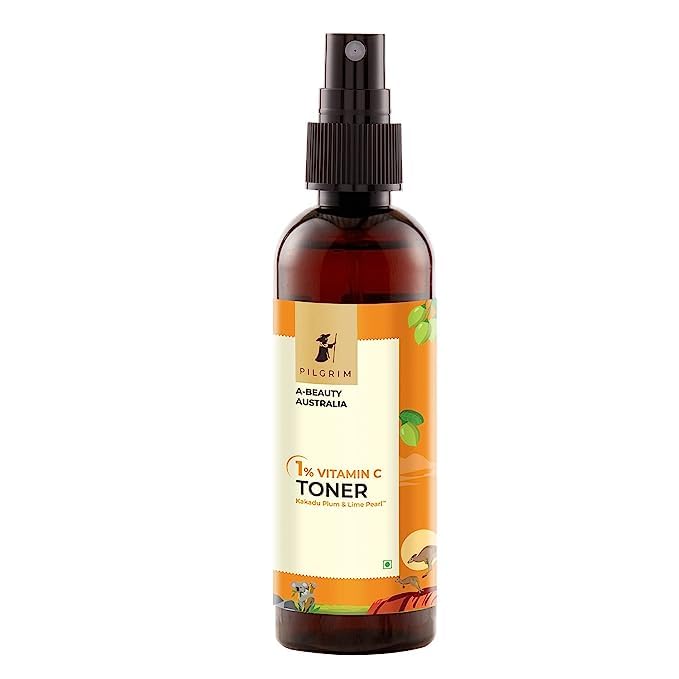 1% Vitamin C Toner for Glowing Skin with Kakadu Plum & Lime Pearl™ | Vitamin C Toner for Dry Skin | Vitamin C Toner for Open pores Tightening & Refining | Alcohol Free | 100 ml