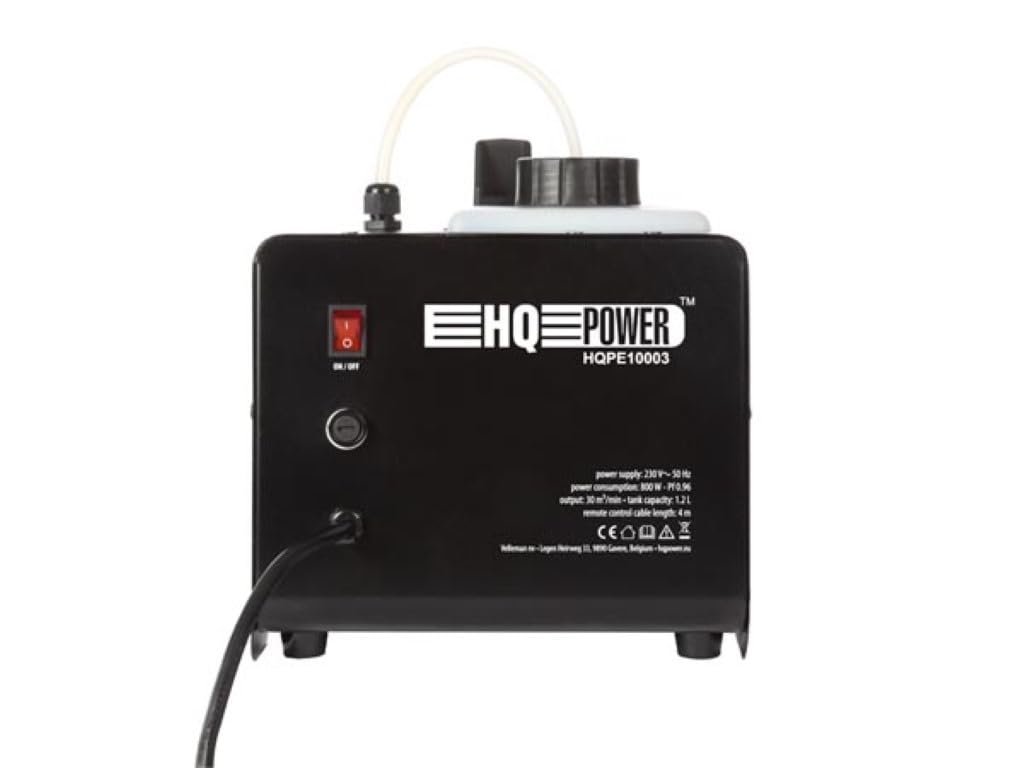 HQ-Power Schneemaschine, ideal für kleine Räume oder Familienfeiern, 800 W, 1,2 l