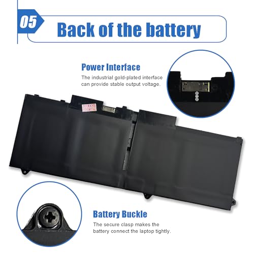Image of 58Wh FK0VR Battery Compatible with Dell Latitude 5330 7330 7430 7530 Legion 5330 2-in-1 /7330 2-in-1 /7430 2-in-1 P133G P134G P135G P136G FKOVR 8H6WD 01VX5 404T8 51R71 8P81K 15.2V 3625mAh