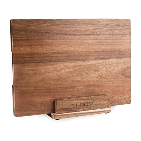 Tabla de Cortar de Madera de Acacia con Soporte Cover