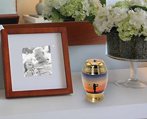 Image of Golf Cremation Urns for Human Ashes Adult Male Decorative Urns for Ashes
