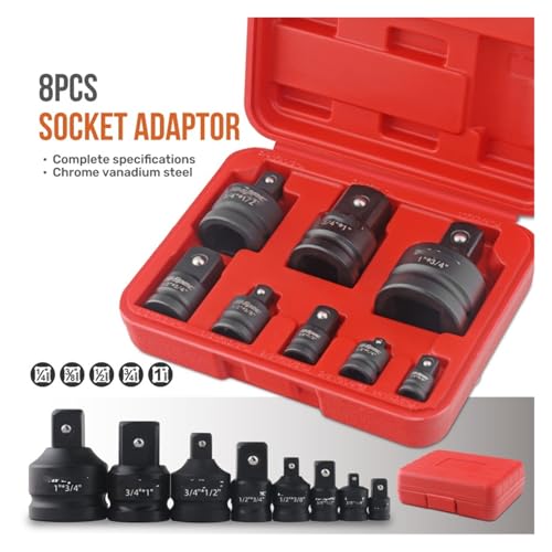 Kit de adaptadores para llaves de impacto 6 piezas miniatura 4