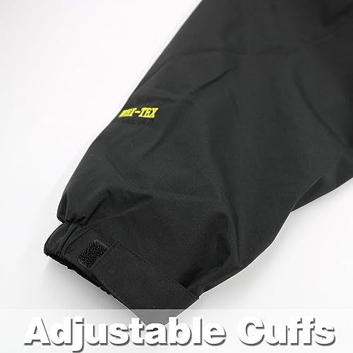 Men's Waterproof Rain Jacket Lightweight Raincoat Hooded Trench Outdoor Windbreaker for Hiking Travel 7