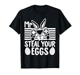 Mr Steal Your Eggs Easter Day Sunday Easter Egg Hunt Boys T-Shirt