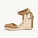 Juliet Holy Womens Lace up Espadrilles Closed Toe Wedges Sandals Strappy Slingback Platform Heels