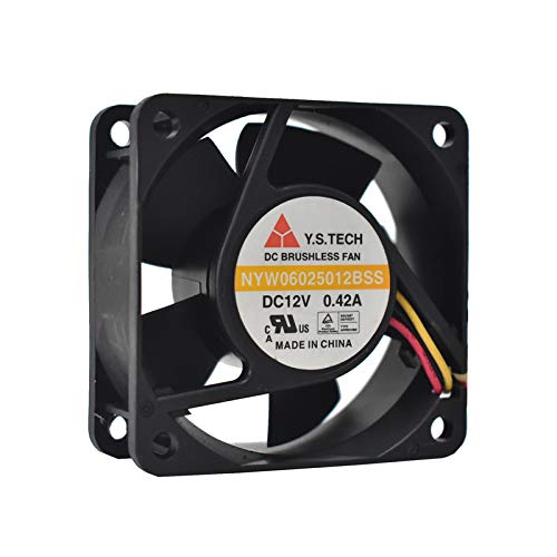 Generic Cooling Fan Cooler for NYW06025012BSS 6025 12V 0.42A 6CM